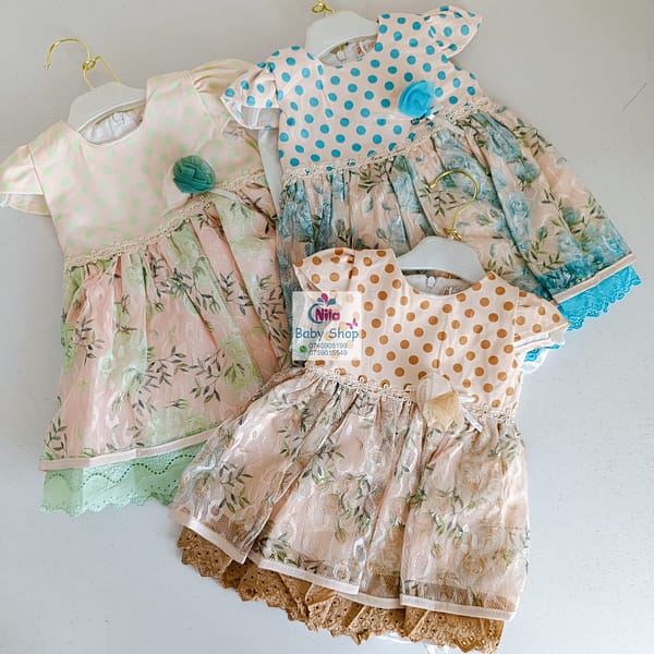 Adorable Baby Girl Short Sleeve Cotton Dress